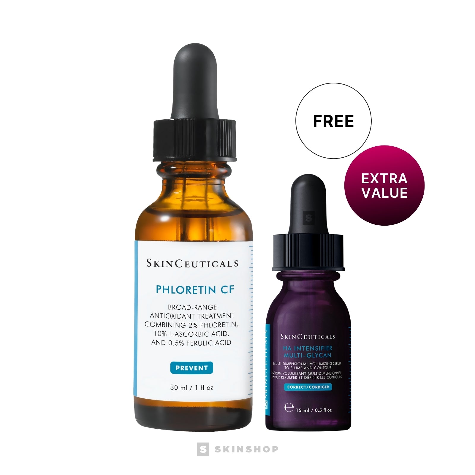 SkinCeuticals | Phloretin CF + HA Intensifier Multi-Glycan Duo Bundle