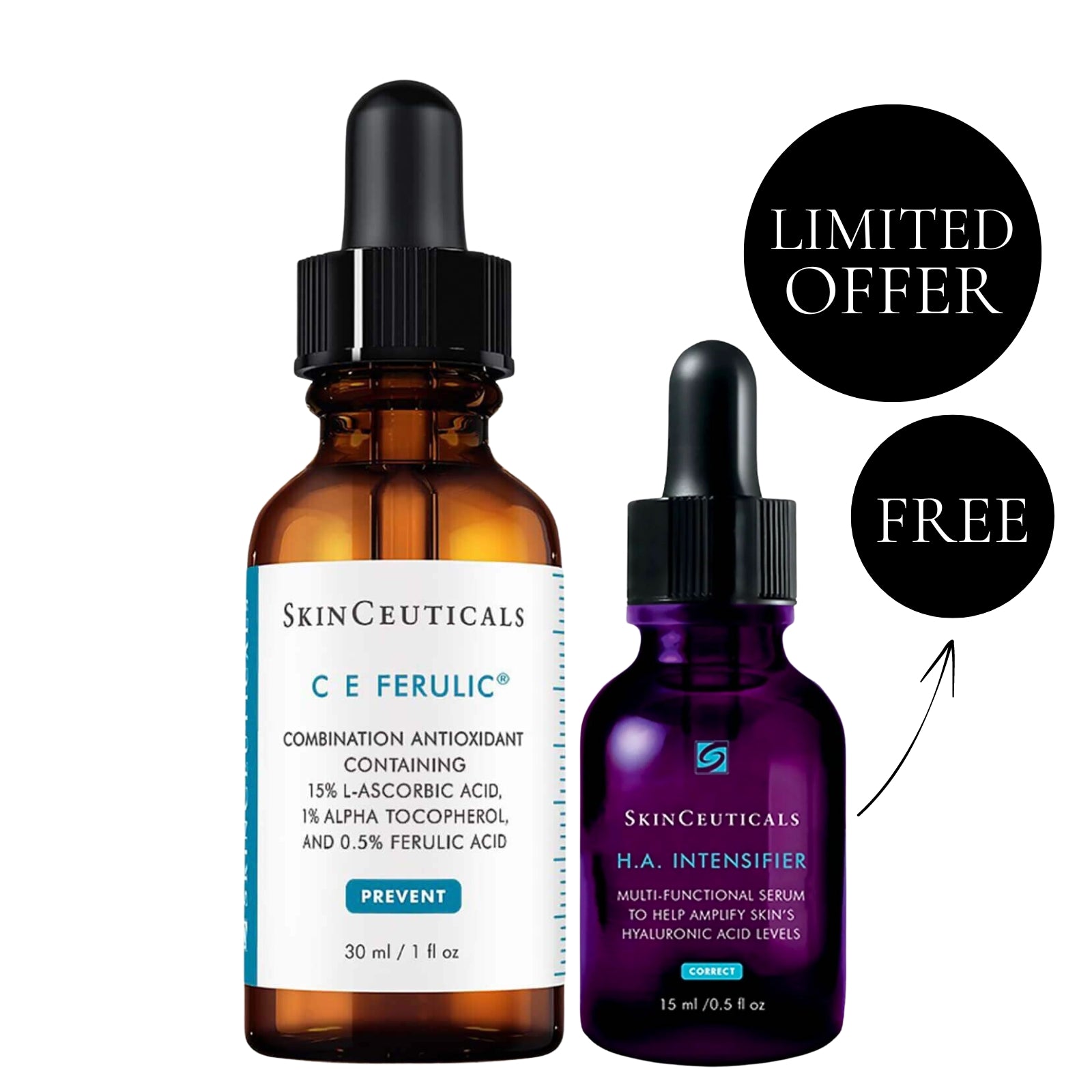 SkinCeuticals | C E Ferulic & H.A. Intensifier Exclusive Bundle