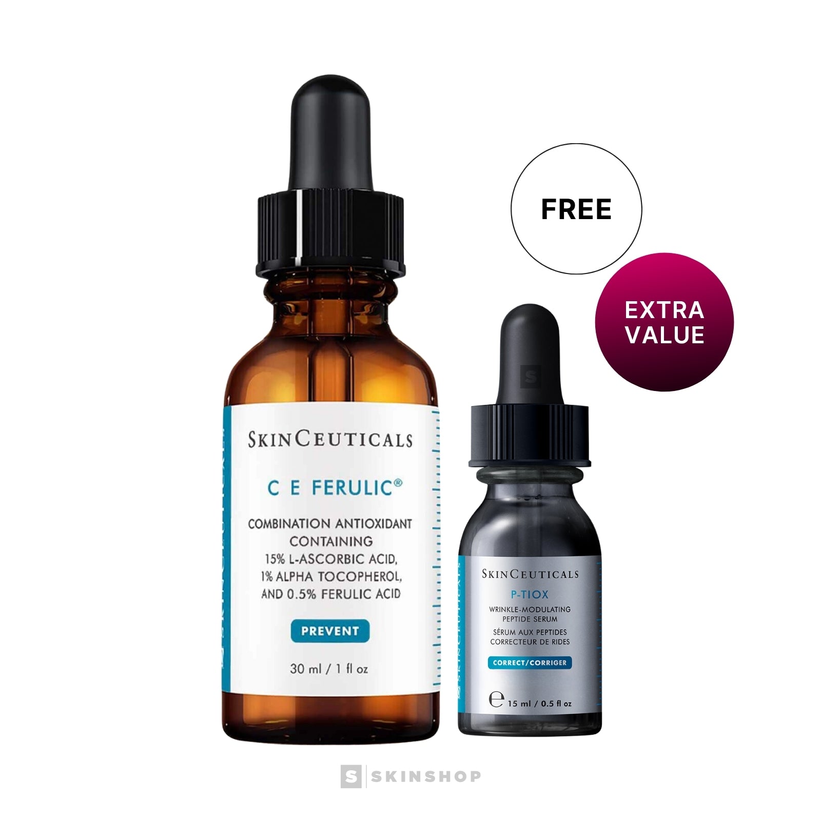 SkinCeuticals | C E Ferulic + P-Tiox Double Up Duo Bundle