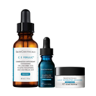 SkinCeuticals Moisture Double Up Bundle with C E Ferulic 30ml, A.G.E. Interrupter Ultra Serum 15ml and A.G.E. Interrupter Advanced 15ml