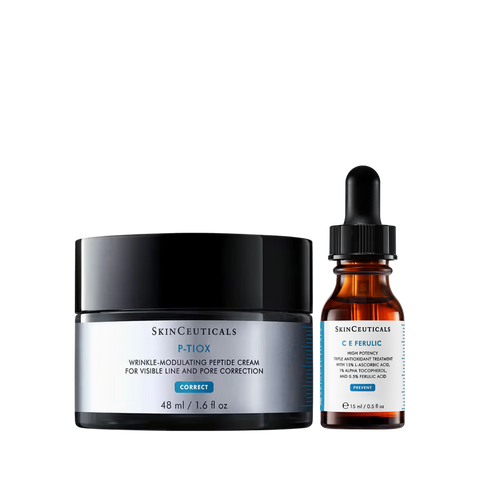 SkinCeuticals P-Tiox Cream + C E Ferulic Double Up Duo Bundle