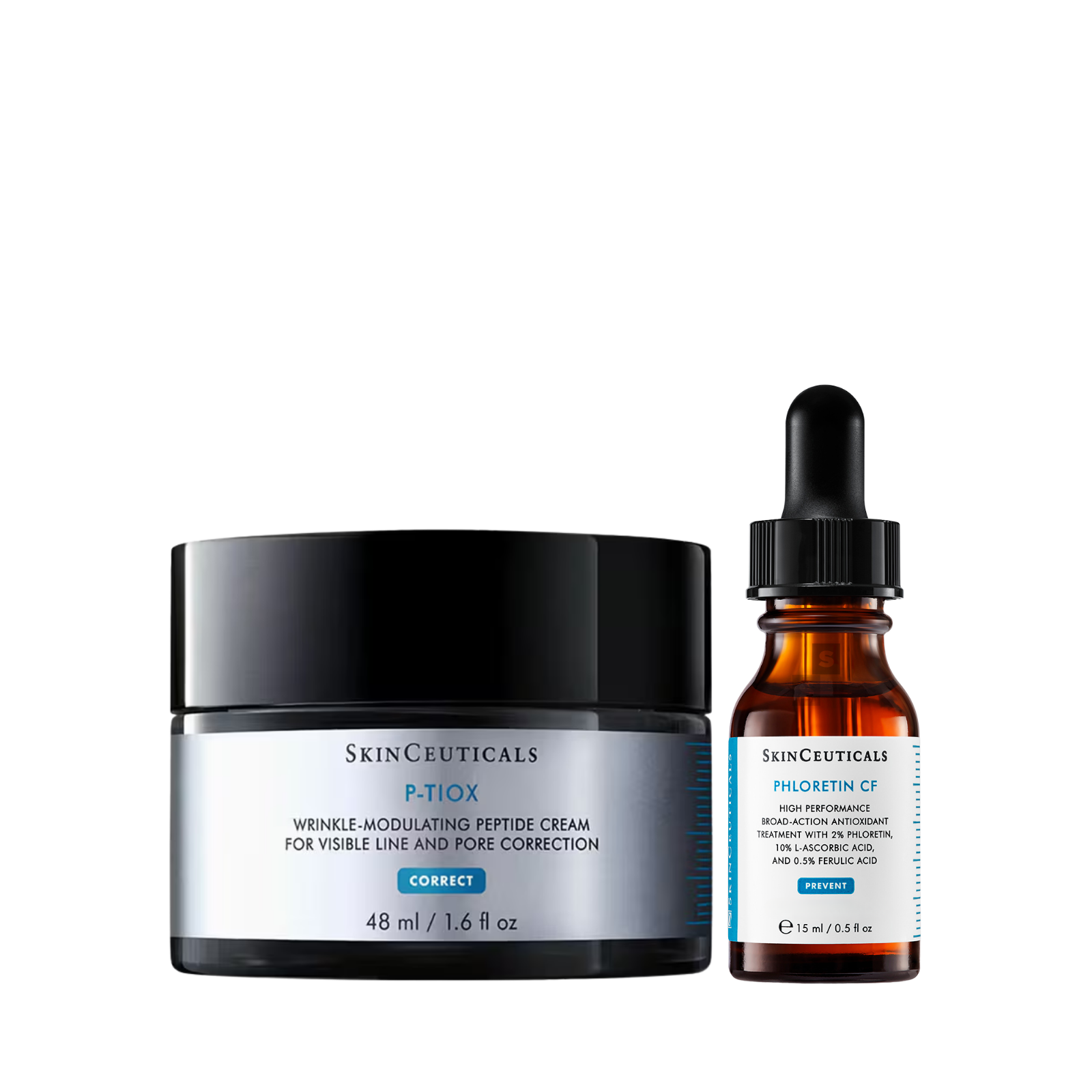 SkinCeuticals P-Tiox Cream + Phloretin CF Double Up Duo Bundle