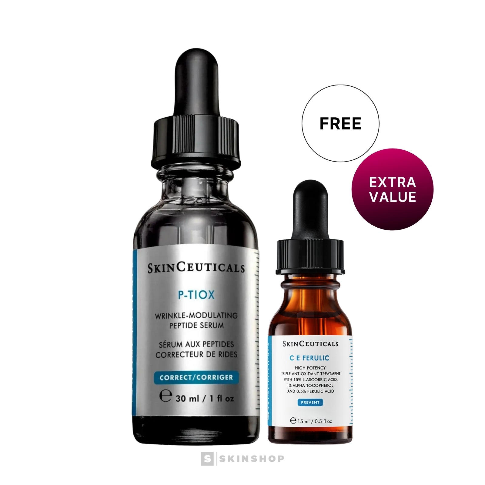 SkinCeuticals | P-Tiox + C E Ferulic Double Up Duo Bundle