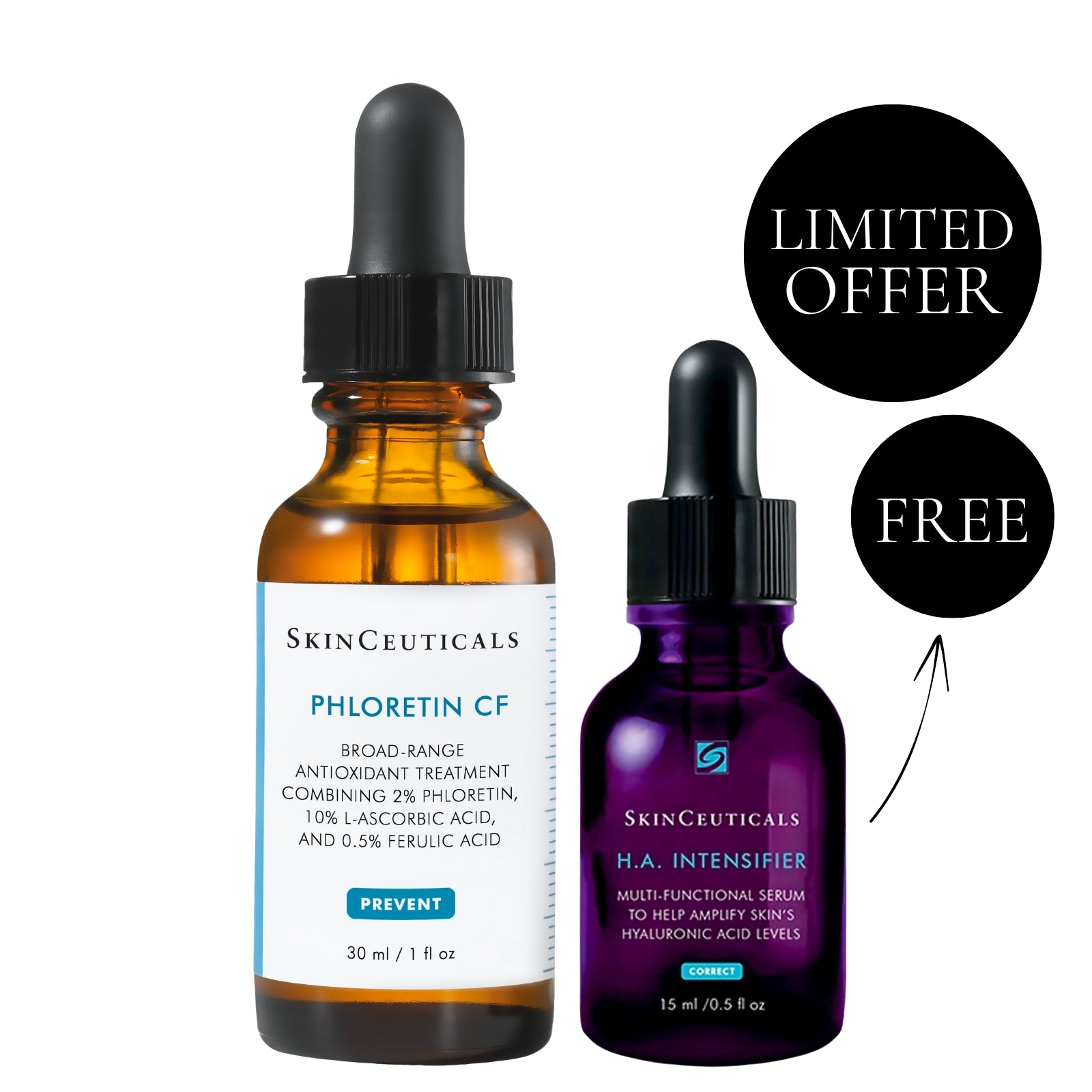 SkinCeuticals | Phloretin CF & H.A. Intensifier Exclusive Bundle