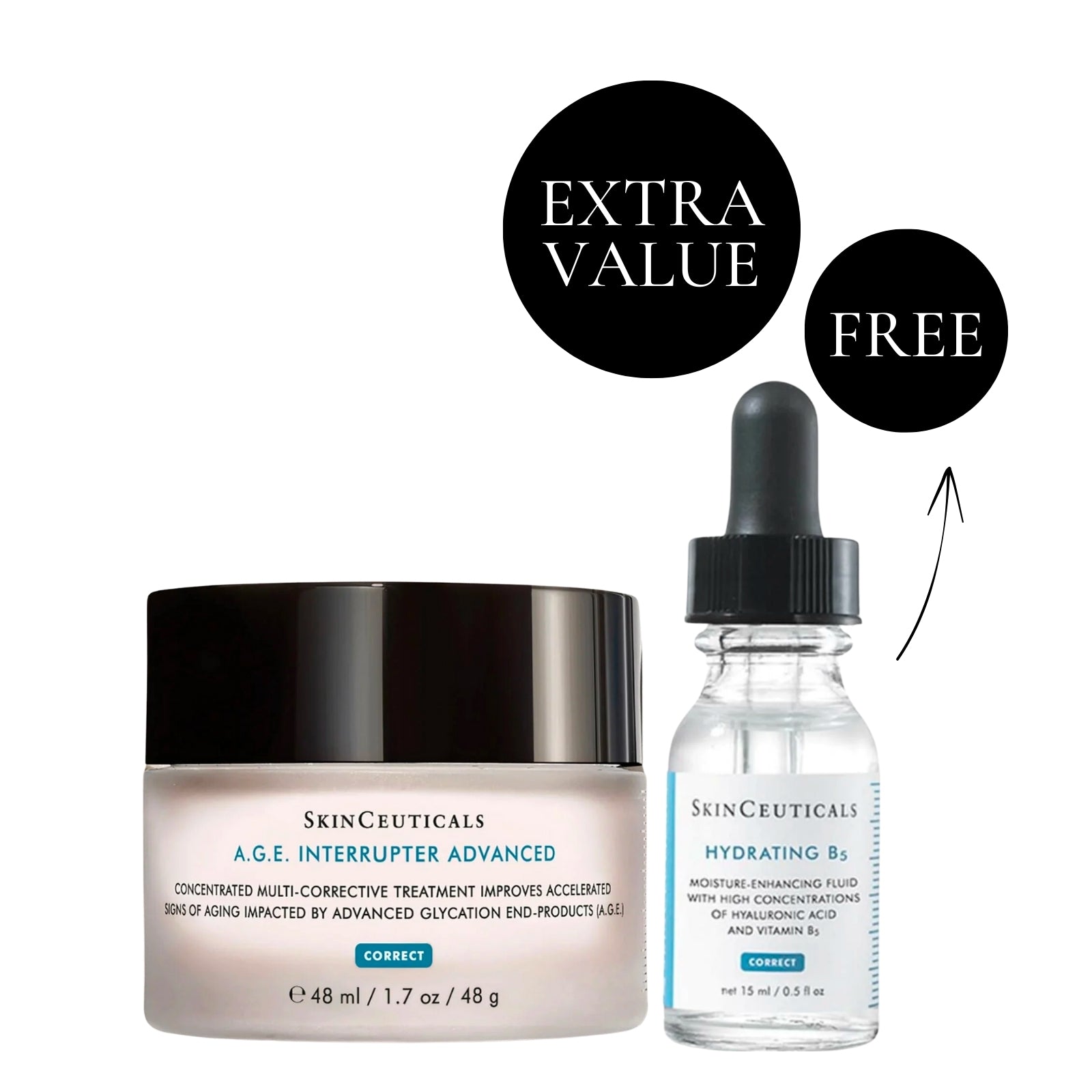 SkinCeuticals | A.G.E. Interrupter Advanced  & Hydrating B5 Bundle