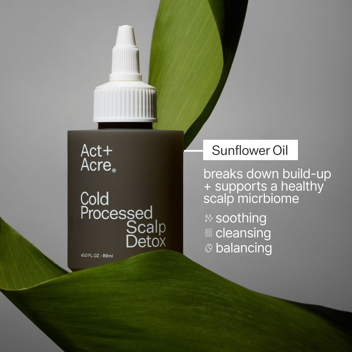 Act+Acre Cold Pressed Scalp Detox 89ml SkinShop