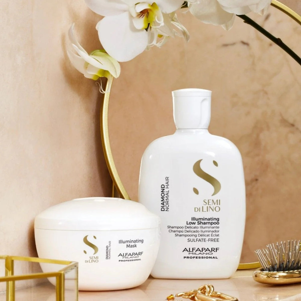 AlfaparfAlfaparf Semi Di Lino Diamond Illuminating Shampoo 250mlSkinShop