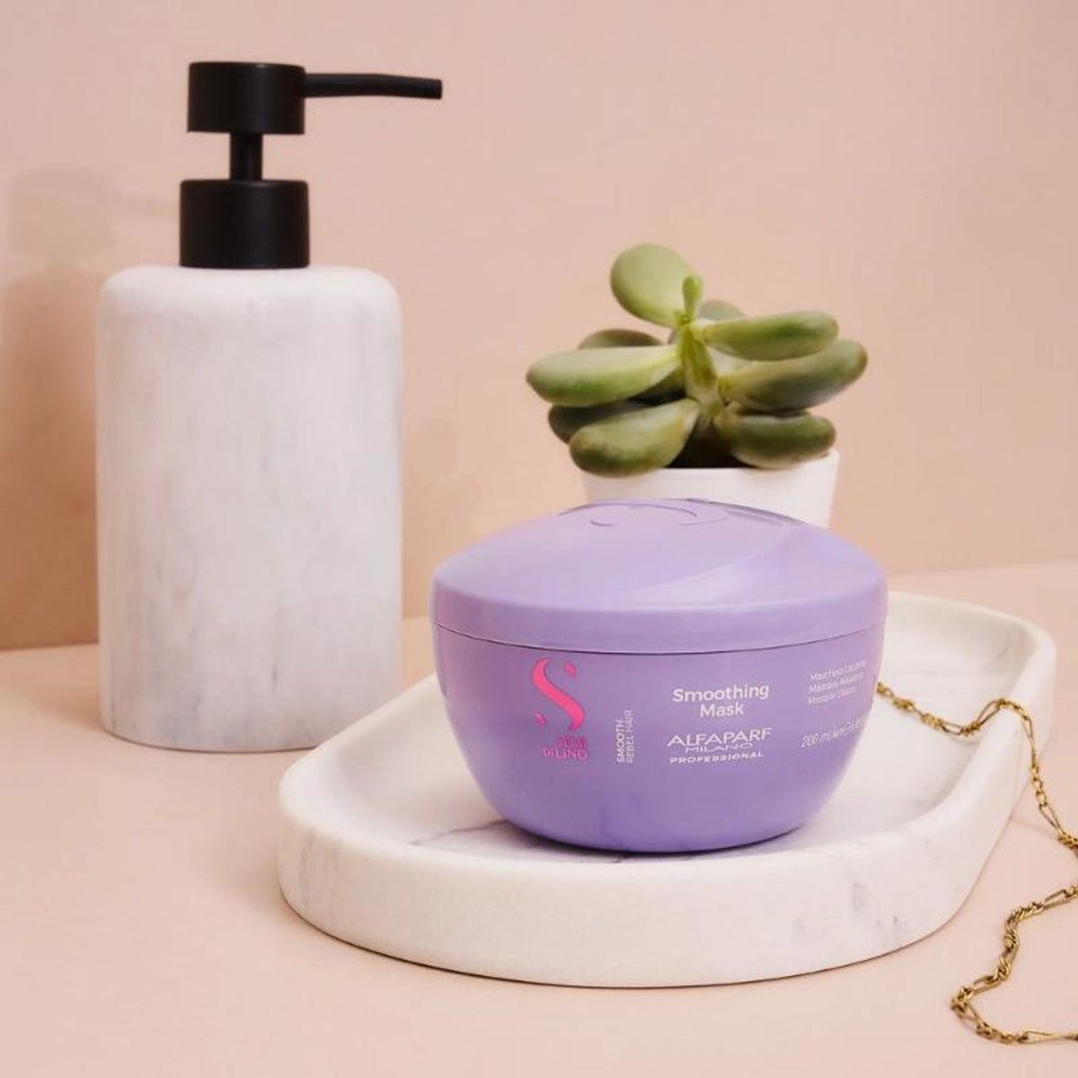 AlfaparfAlfaparf Semi Di Lino Smooth Mask 200mlSkinShop
