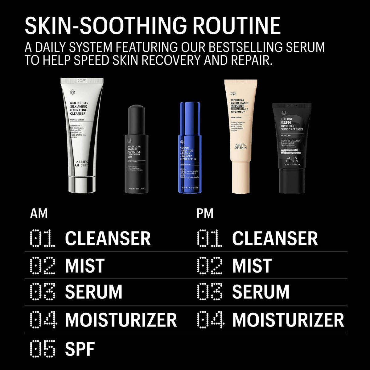 Allies of SkinAllies of Skin Copper Tripeptide & Ectoin Advanced Repair Serum 30mlSkinShop