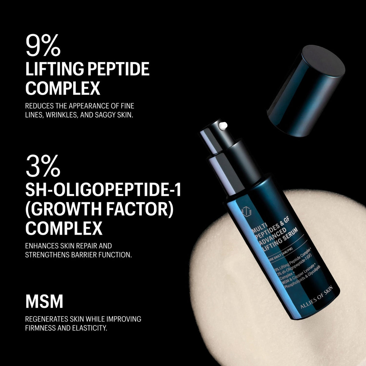 Allies of SkinAllies of Skin Multi Peptides & Growth Factors Advanced Lifting Serum 30mlSkinShop