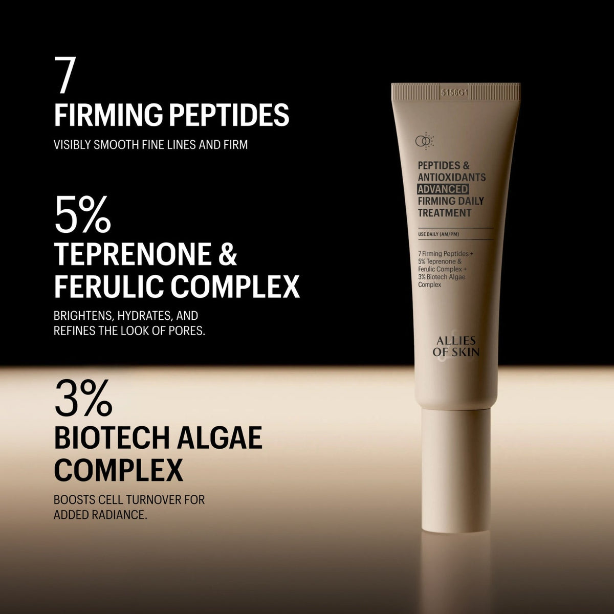 Allies of SkinAllies of Skin Peptides & Antioxidants Advanced Firming Daily Treatment 48mlSkinShop