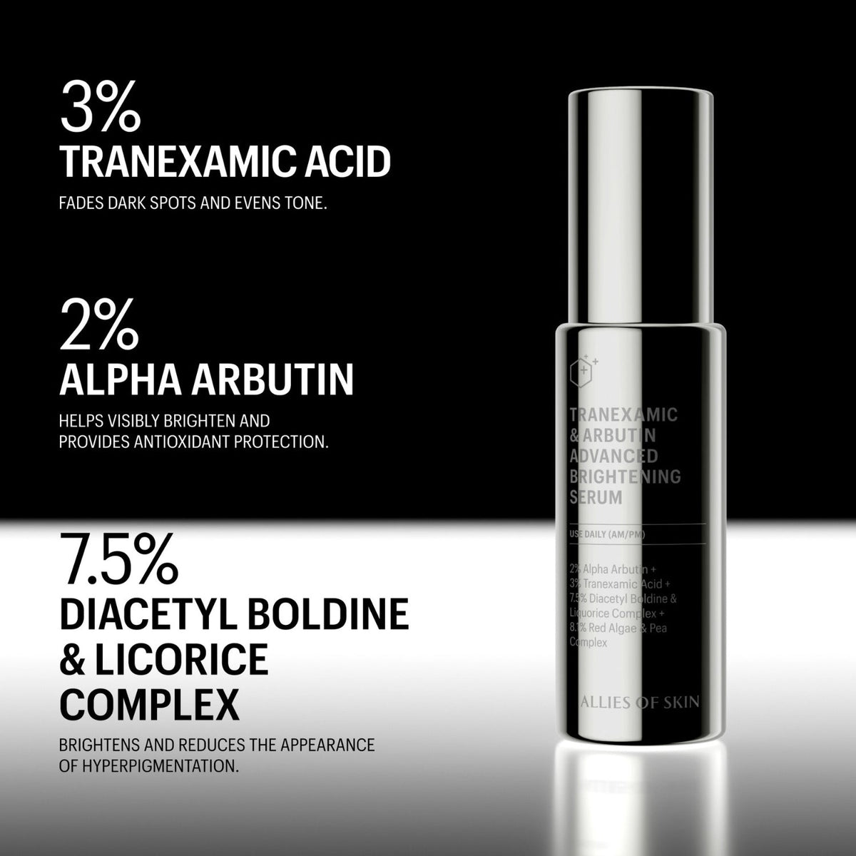Allies of Skin Tranexamic & Arbutin Advanced Brightening Serum 30ml SkinShop