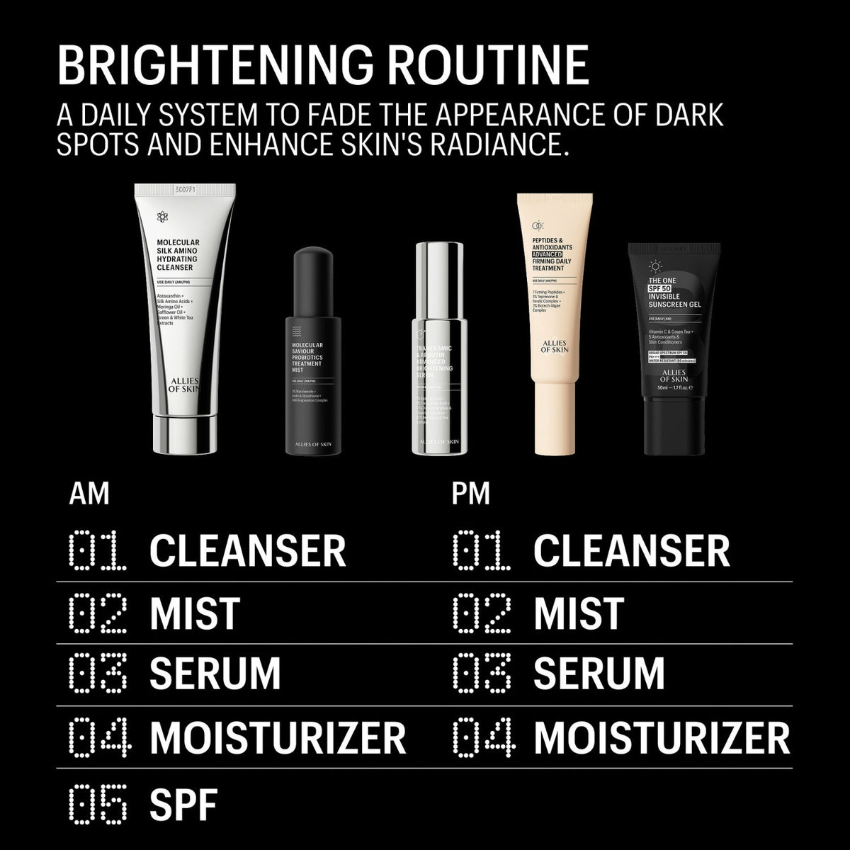 Allies of Skin Tranexamic & Arbutin Advanced Brightening Serum 30ml SkinShop