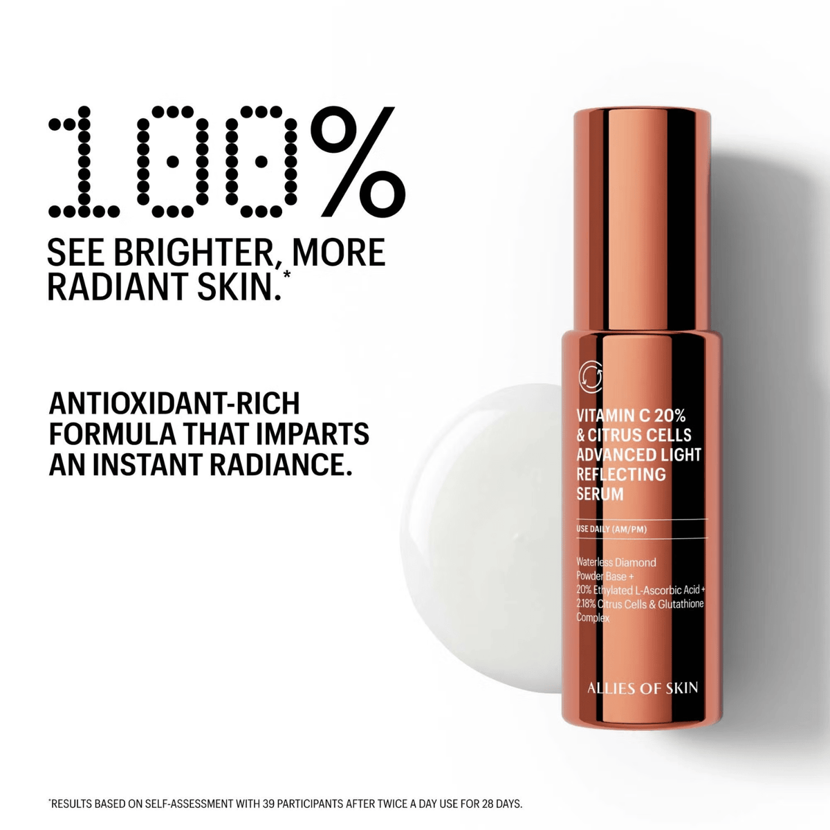 Allies of SkinAllies of Skin Vitamin C 20% & Citrus Cells Advanced Light Reflecting SerumSkinShop