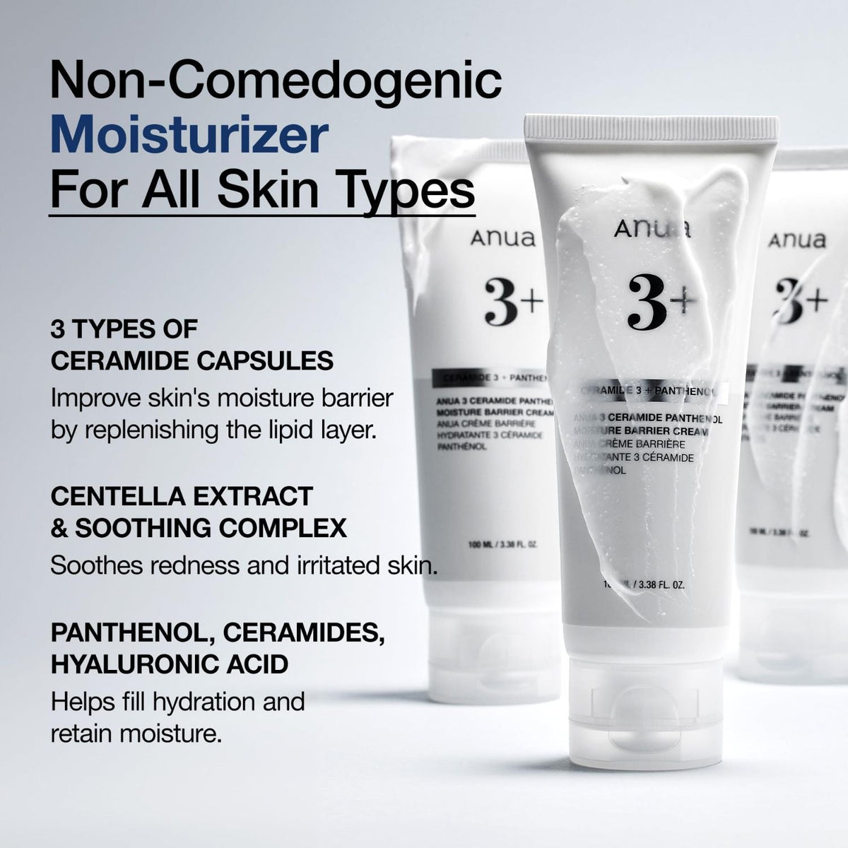AnuaAnua 3 Ceramide Panthenol Moisture Barrier Cream 100mlSkinShop