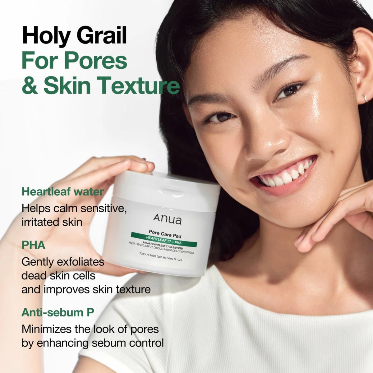AnuaAnua Heartleaf 77% Clear Pad (70pcs)SkinShop