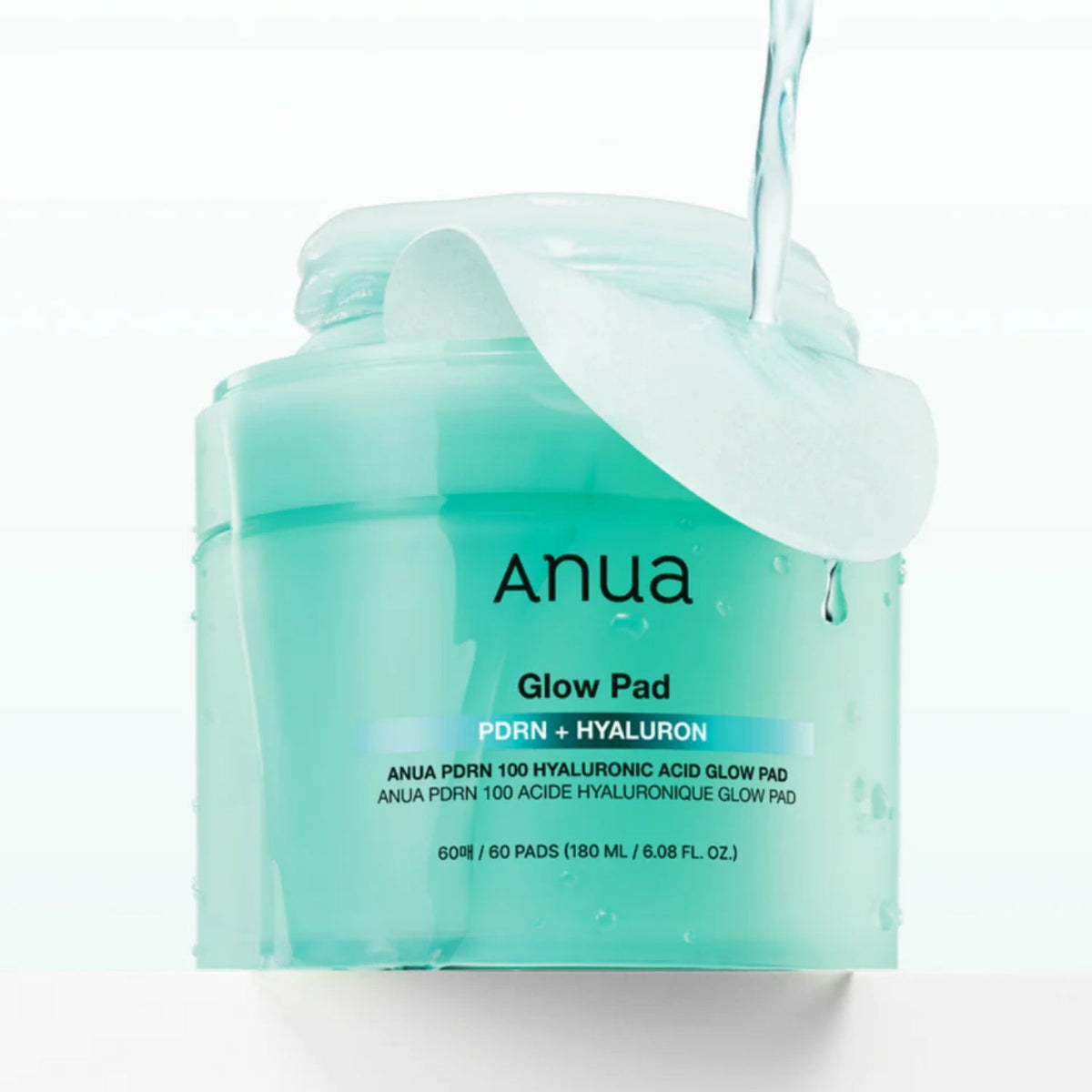 Anua PDRN 100 Hyaluronic Acid Glow Pads 180ml SkinShop