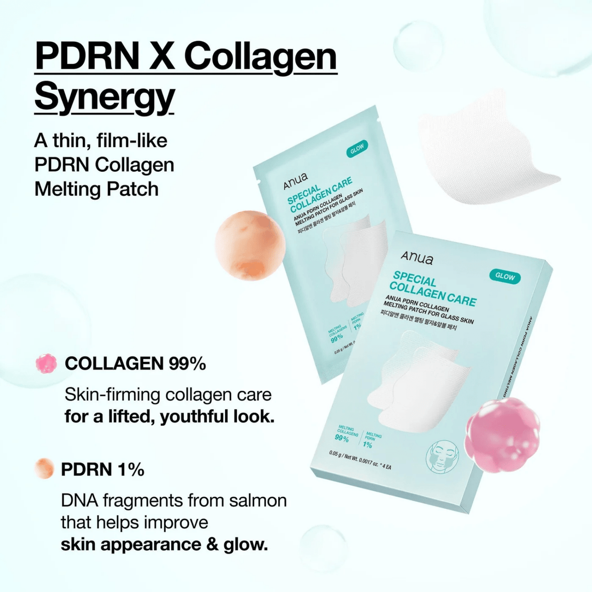 Anua PDRN Collagen Melting Patch for Glass Skin (4ea) SkinShop
