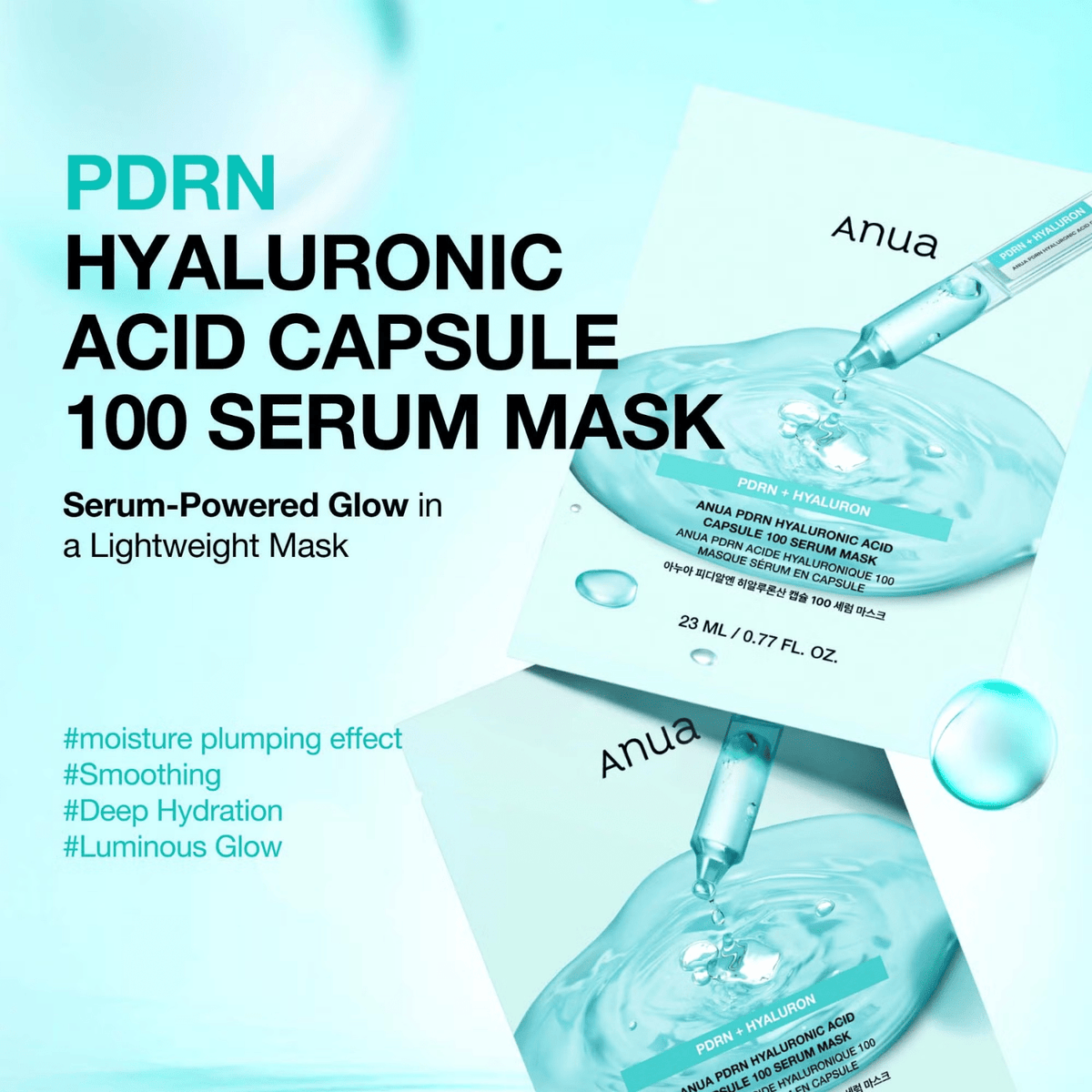 AnuaAnua PDRN Hyaluronic Acid Capsule 100 Serum Mask 23mlSkinShop