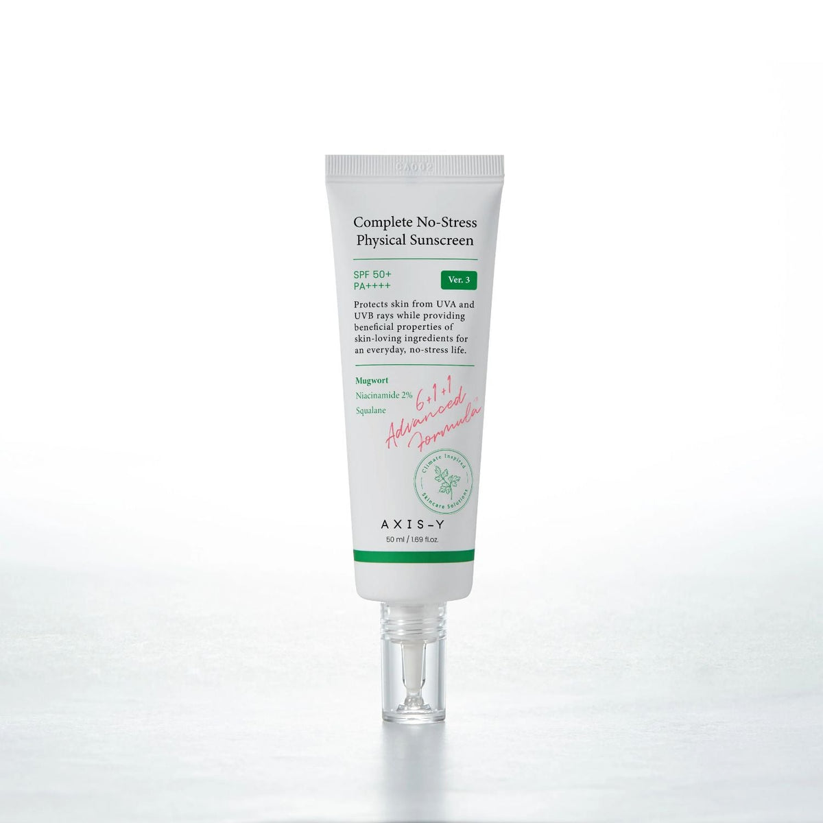 AXIS-Y Complete No-Stress Physical Sunscreen SPF50+ 50ml SkinShop