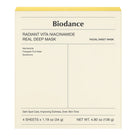 BiodanceBiodance Radiant Vita Niacinamide Real Deep Mask 4 PackSkinShop