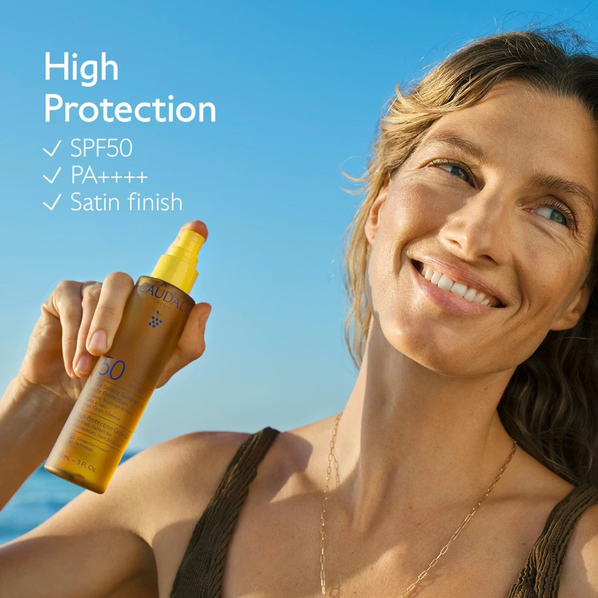 CaudalieCaudalie High Protection Glow Oil SPF50 150mlSkinShop