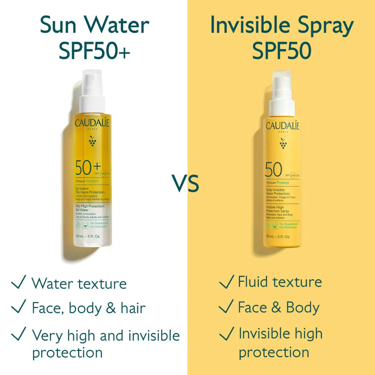 CaudalieCaudalie Invisible High Protection Spray SPF50 150mlSkinShop