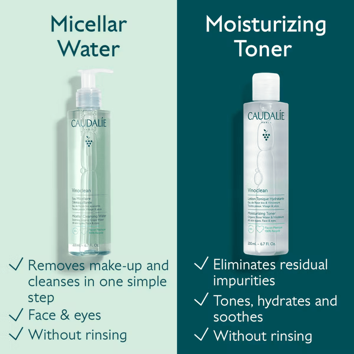 CaudalieCaudalie Vinoclean Micellar Cleansing Grape Water 100mlSkinShop