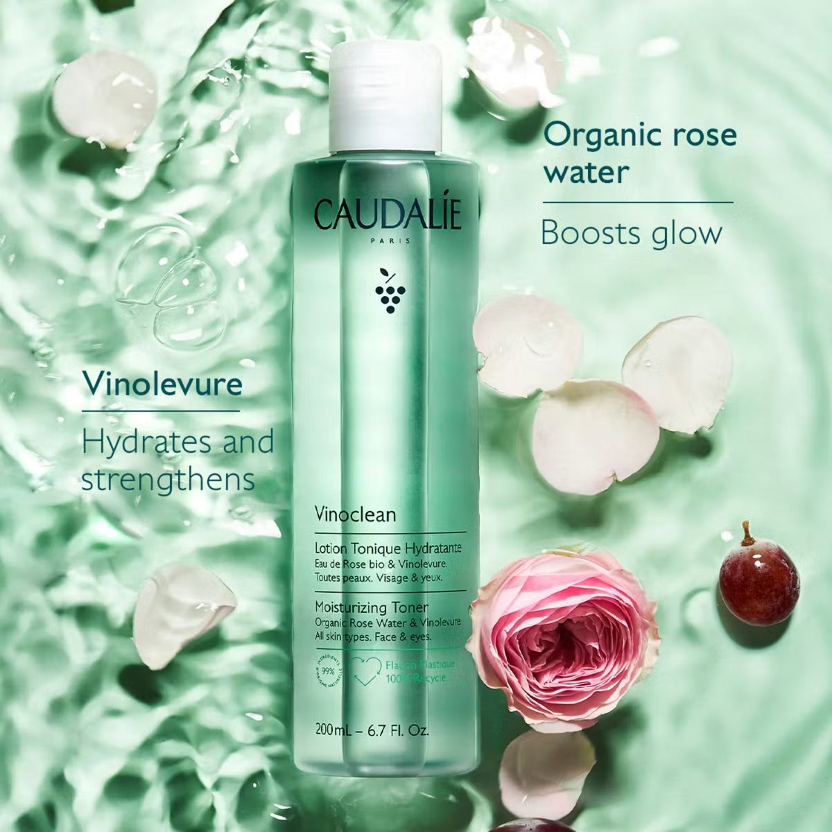 CaudalieCaudalie Vinoclean Moisturising Toner 200mlSkinShop