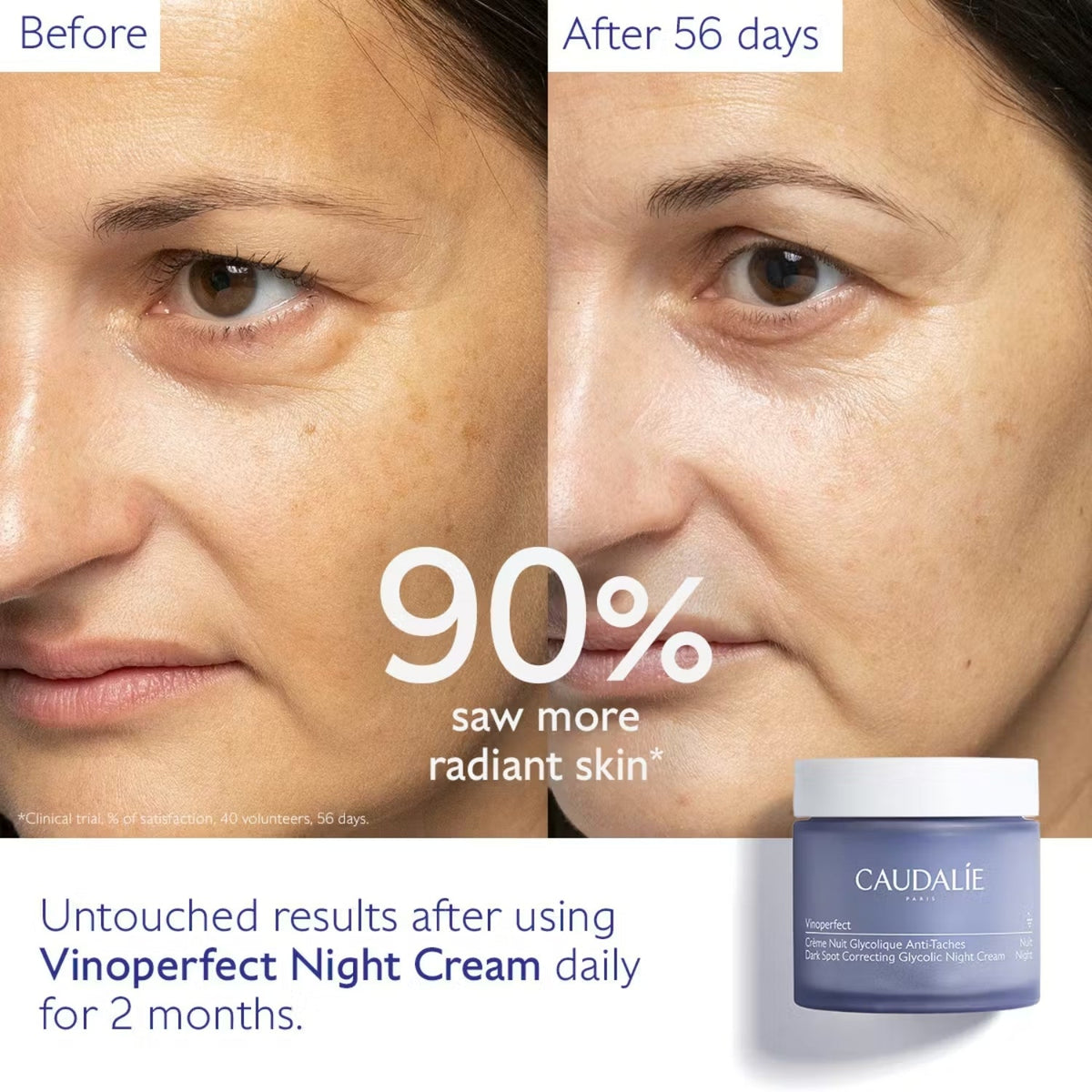CaudalieCaudalie Vinoperfect Dark Spot Correcting Glycolic Night Cream 50mlSkinShop