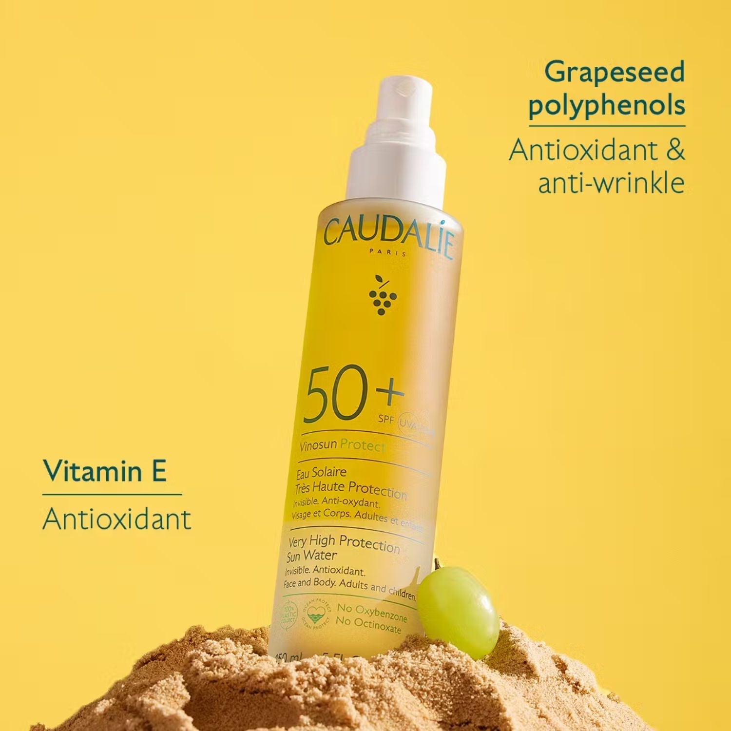 Caudalie Caudalie | Vinosun Very High Protection Sun Water SPF50+ 150ml - SkinShop