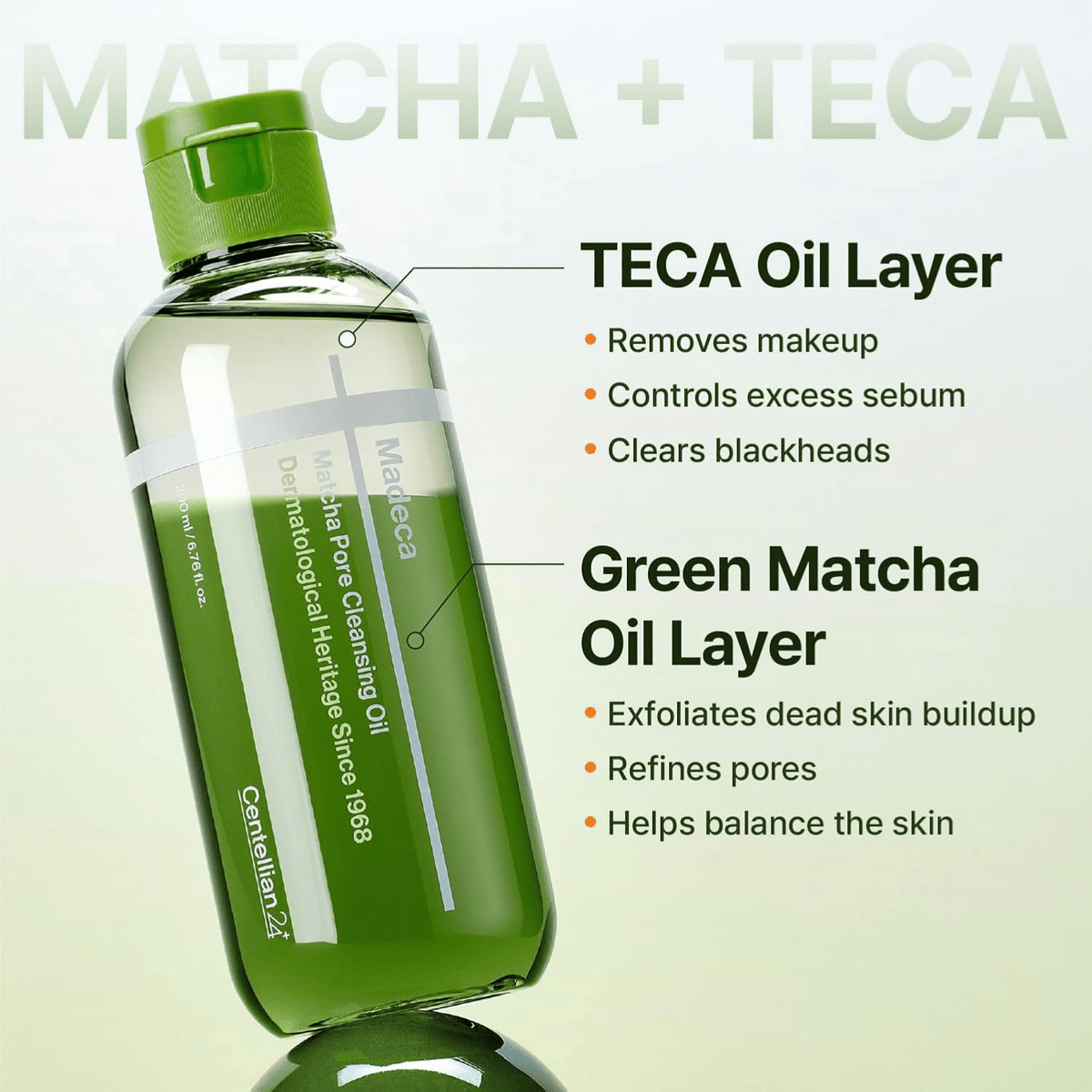Centellian24 Madeca Matcha Pore Cleansing Oil 200ml SkinShop