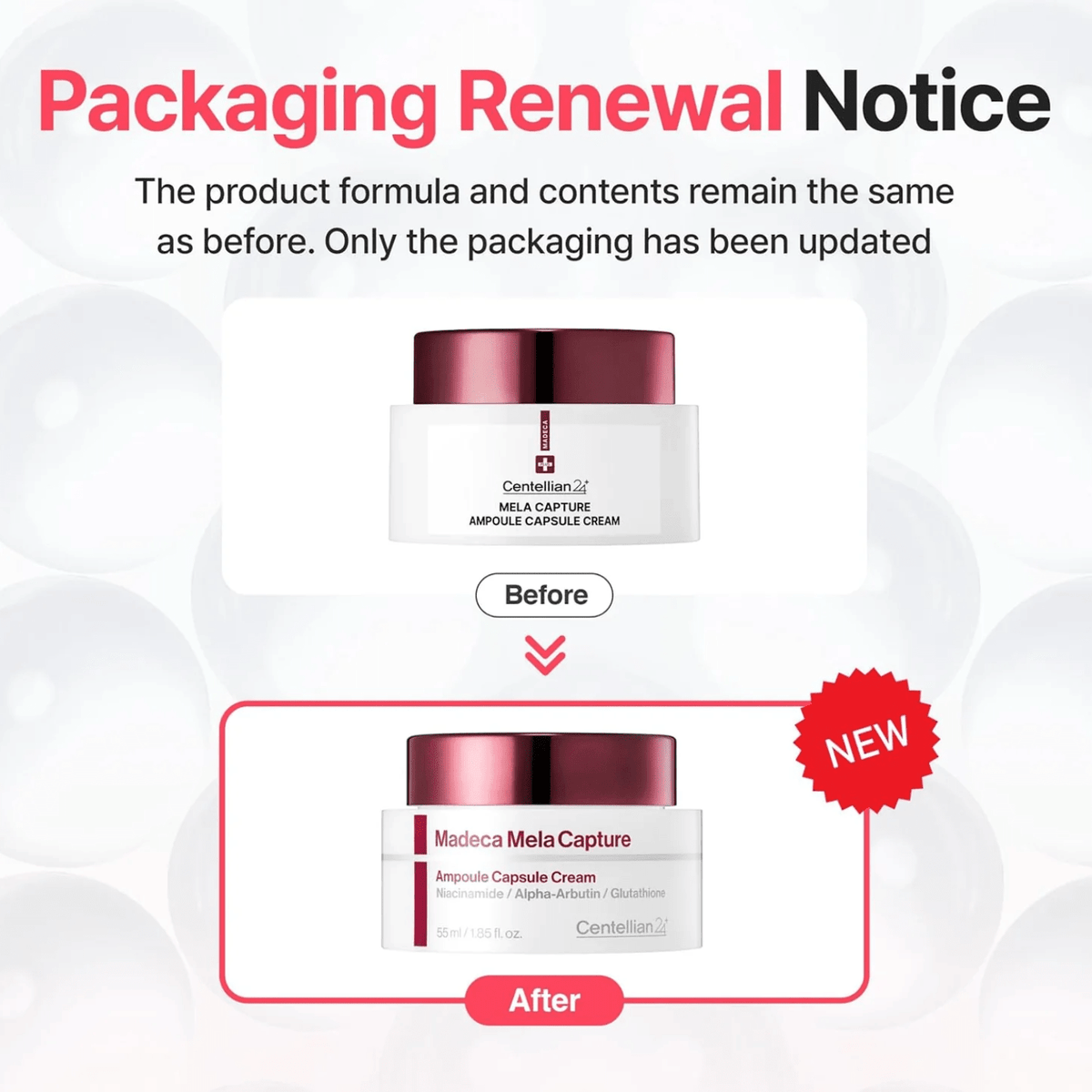 Centellian24 Madeca Mela Capture Ampoule Capsule Cream 55ml SkinShop