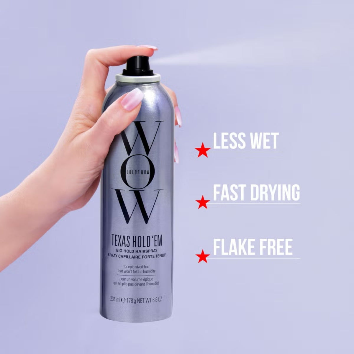 Color Wow Texas Hold'em Big Hold Hairspray 234ml SkinShop