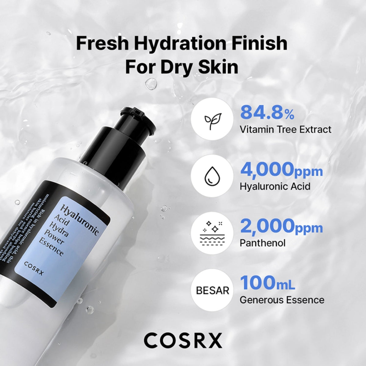 COSRXCOSRX Hyaluronic Acid Hydra Power Essence 100mlSkinShop