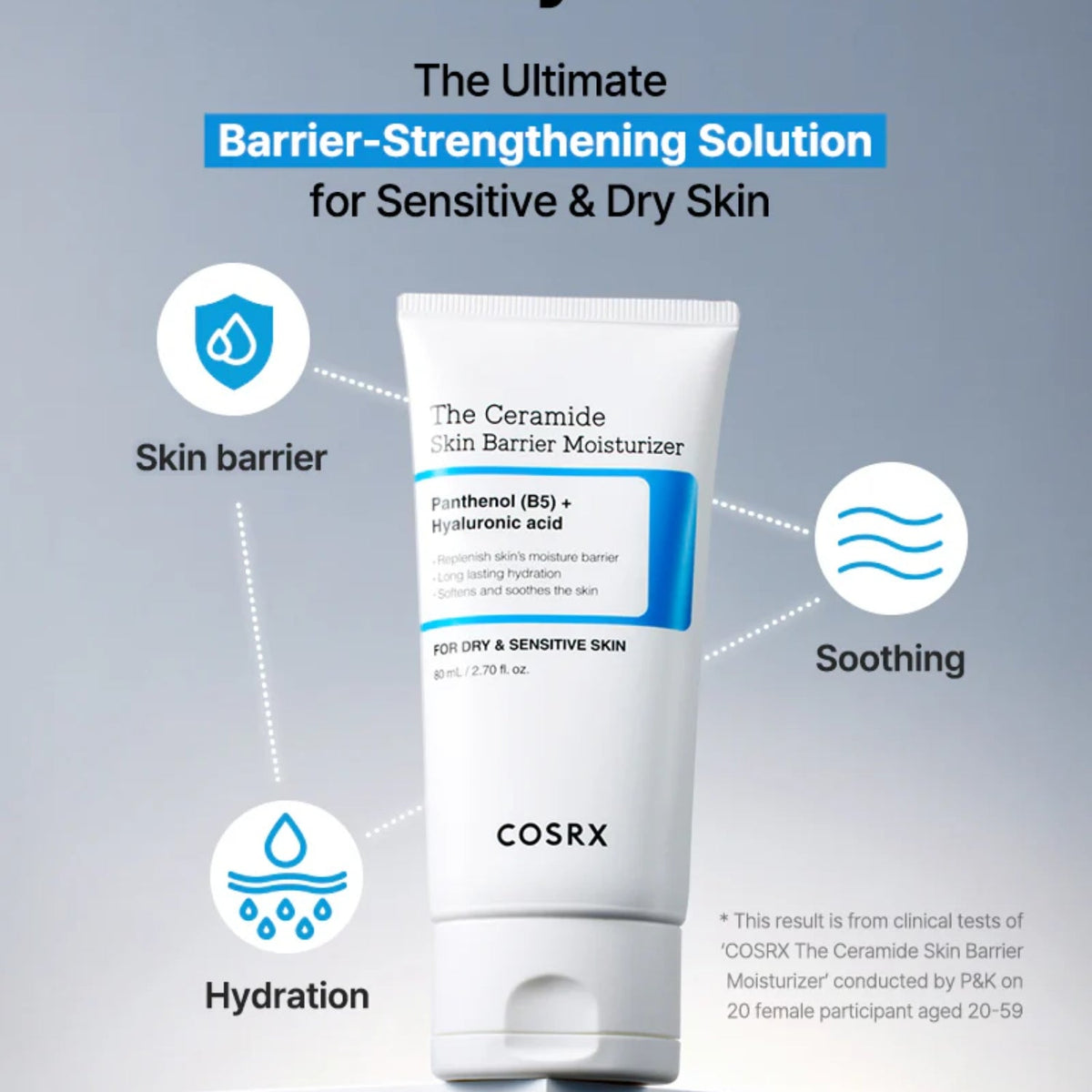 COSRX The Ceramide Skin Barrier Moisturizer 80ml SkinShop
