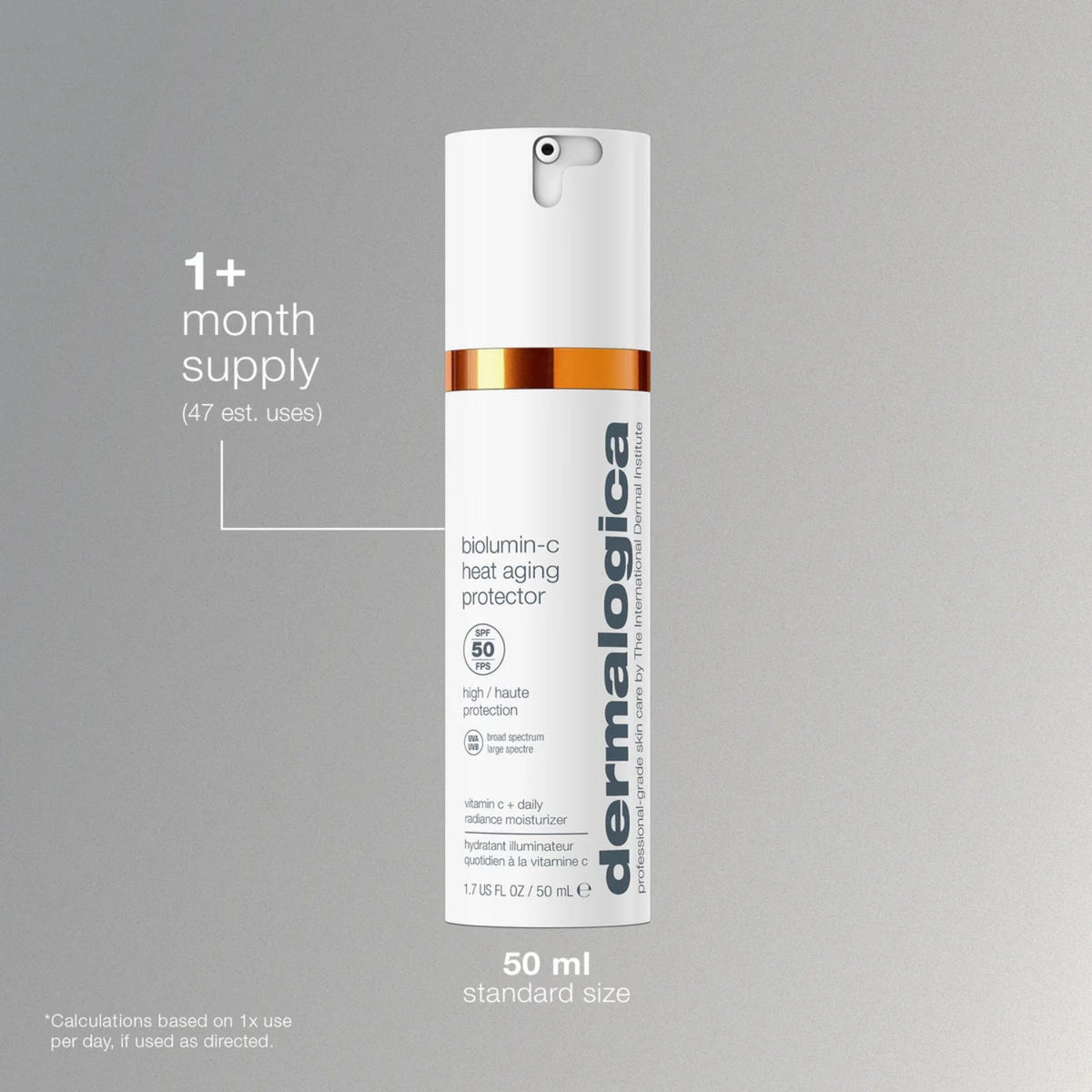 DermalogicaDermalogica BioLumin-C Heat Ageing Protector SPF50 50mlSkinShop