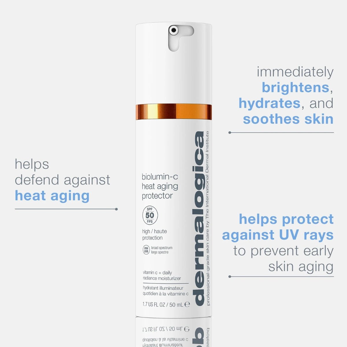 DermalogicaDermalogica BioLumin-C Heat Ageing Protector SPF50 50mlSkinShop