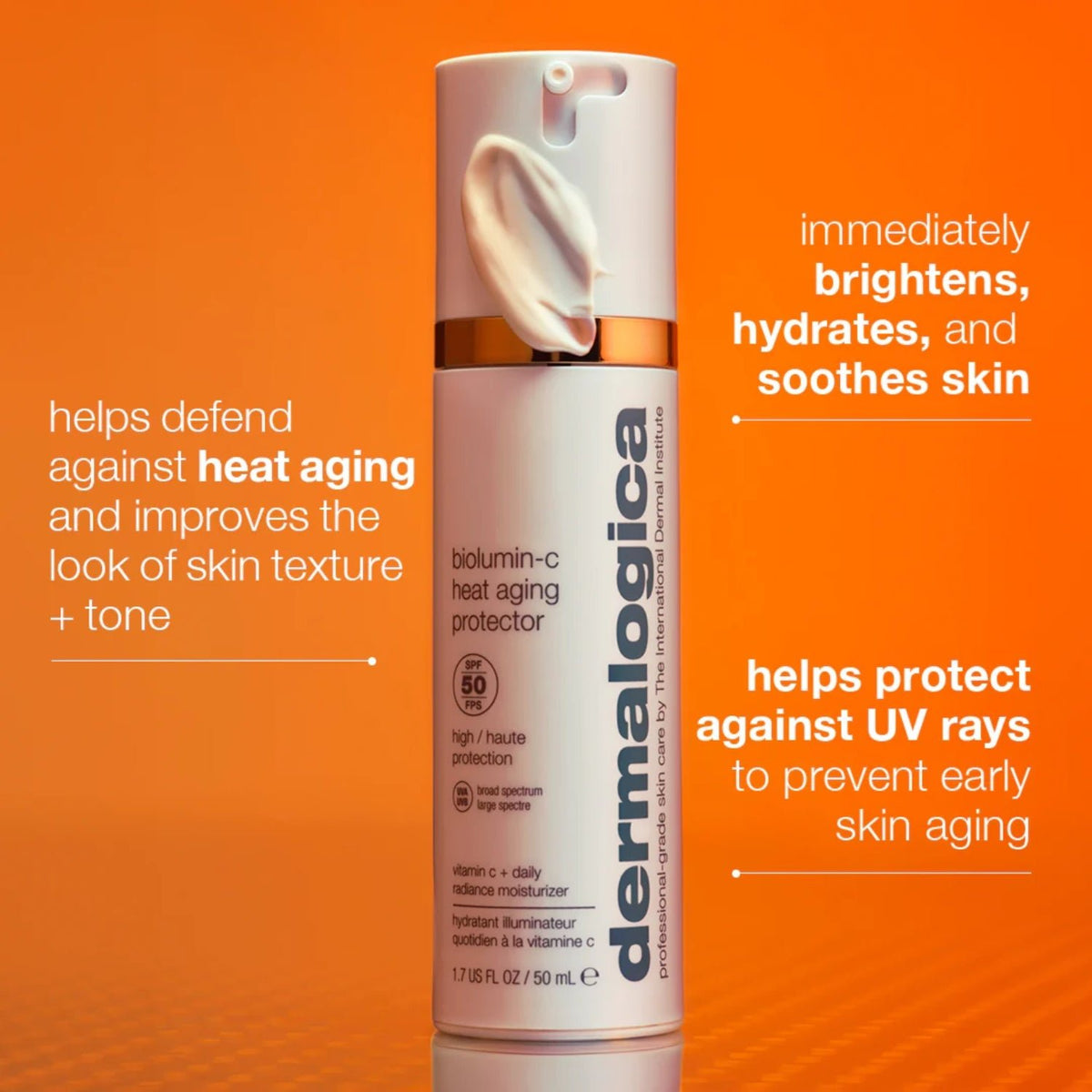DermalogicaDermalogica BioLumin-C Heat Ageing Protector SPF50 50mlSkinShop