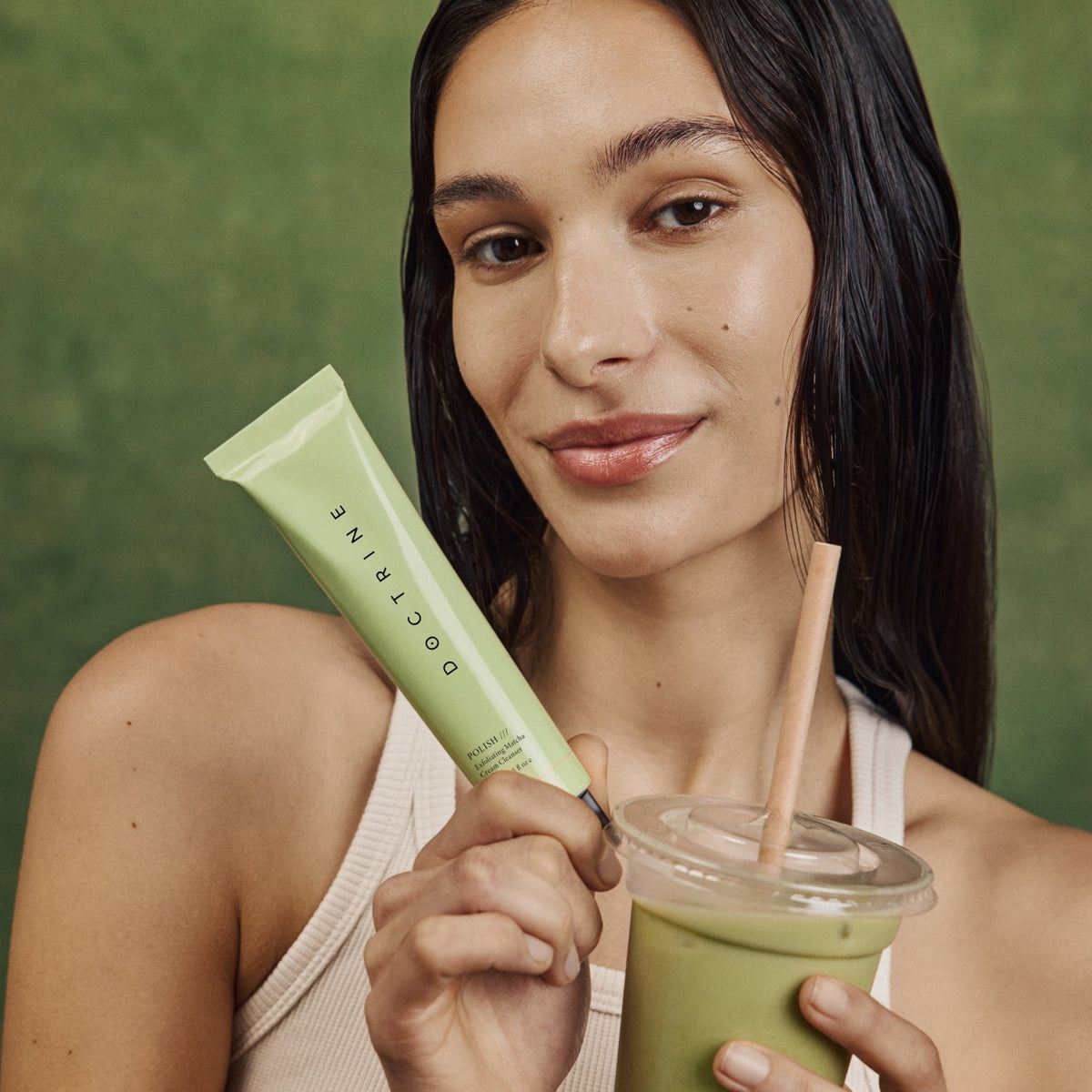 Doctrine Polish Exfoliating Matcha Cream Cleanser 75ml SkinShop