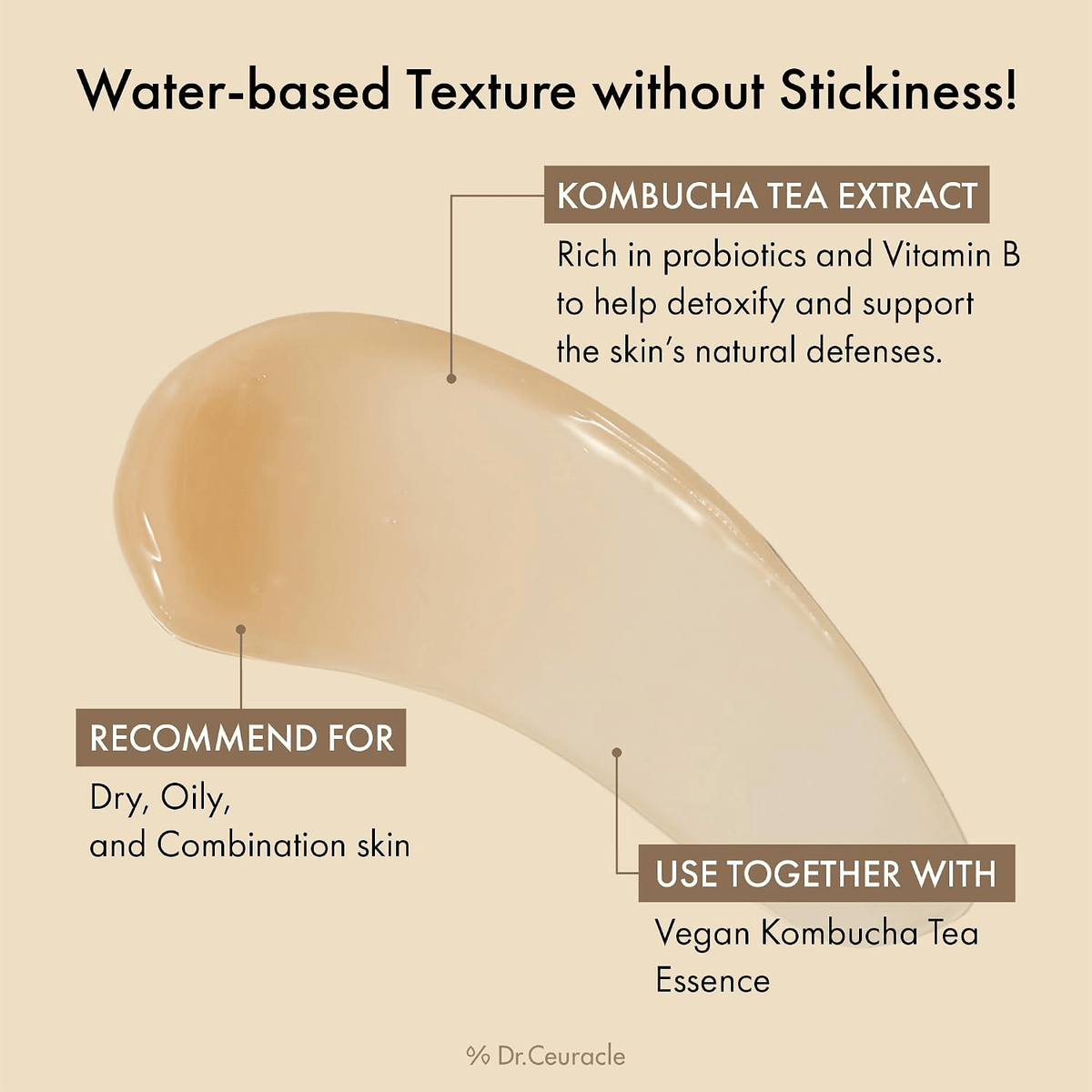 Dr. CeuracleDr. Ceuracle Vegan Kombucha Tea Gel Cream 75gSkinShop