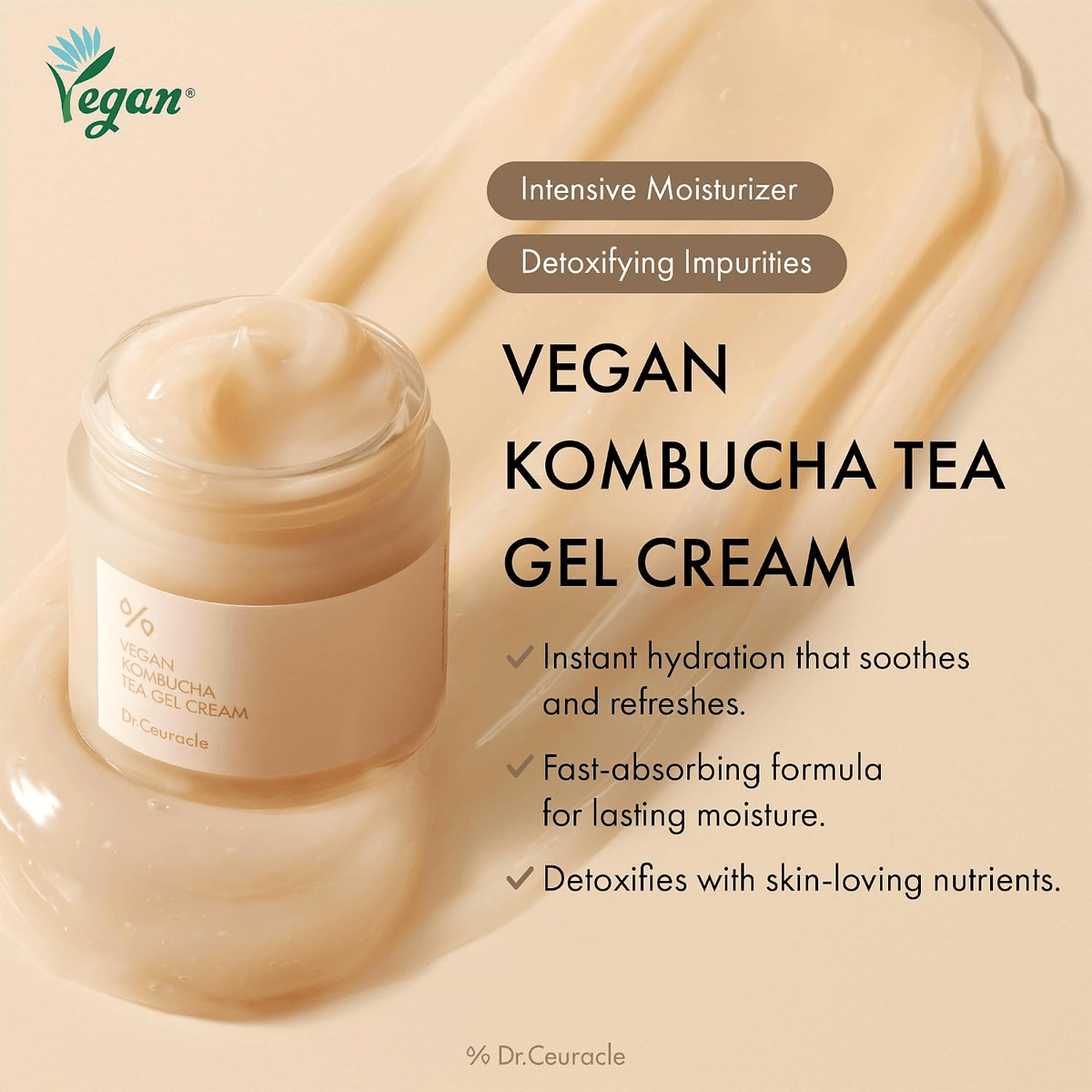 Dr. CeuracleDr. Ceuracle Vegan Kombucha Tea Gel Cream 75gSkinShop