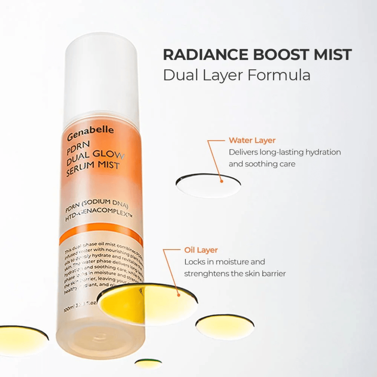 Genabelle PDRN Dual Glow Serum Mist 100ml SkinShop