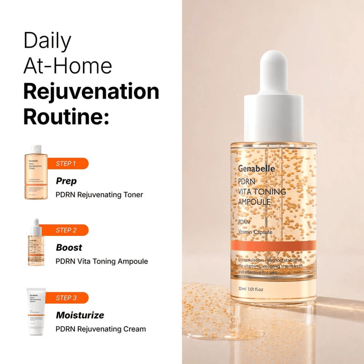 Genabelle PDRN VITA Toning Ampoule 70ml SkinShop
