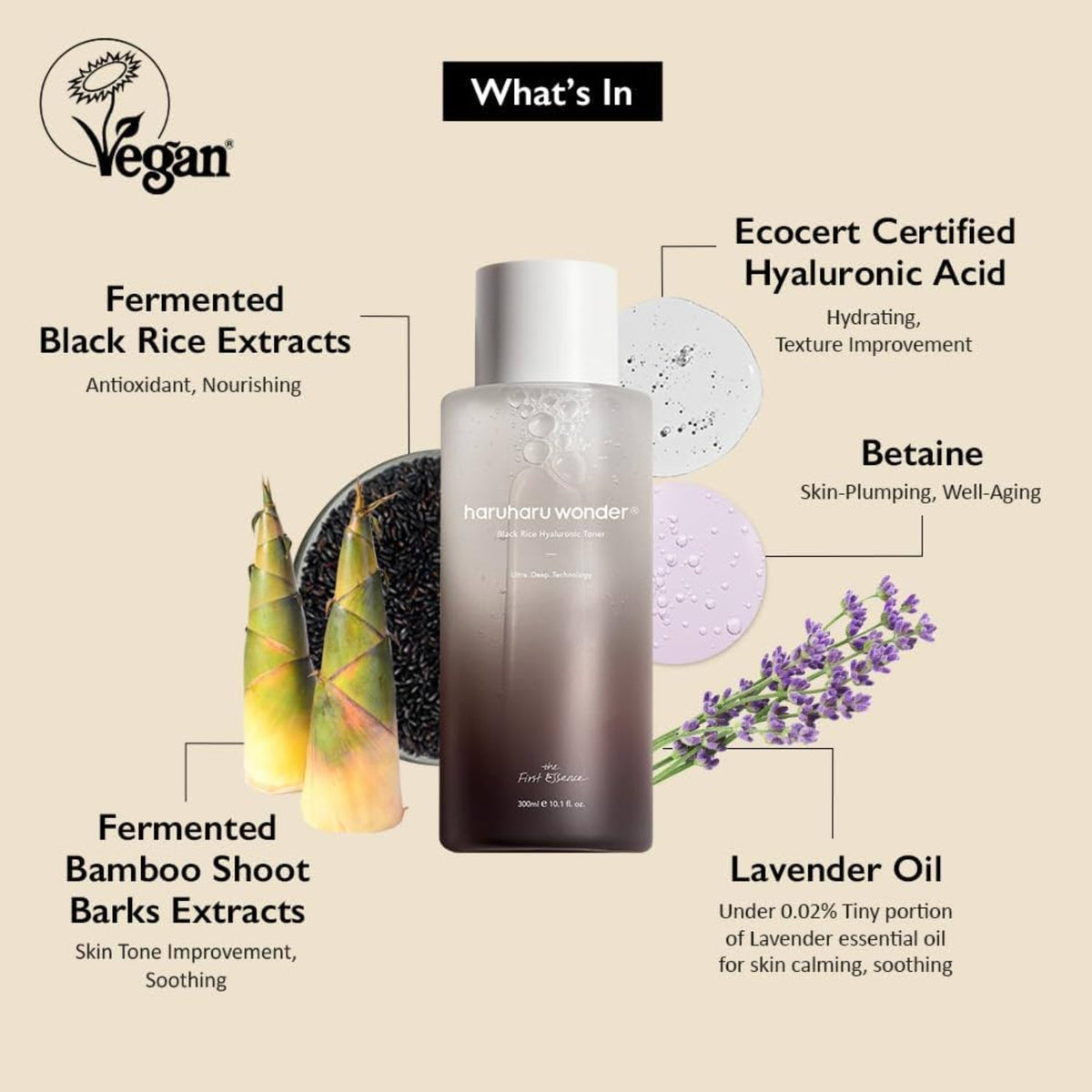 Haruharu Wonder Black Rice Hyaluronic Toner 300ML SkinShop