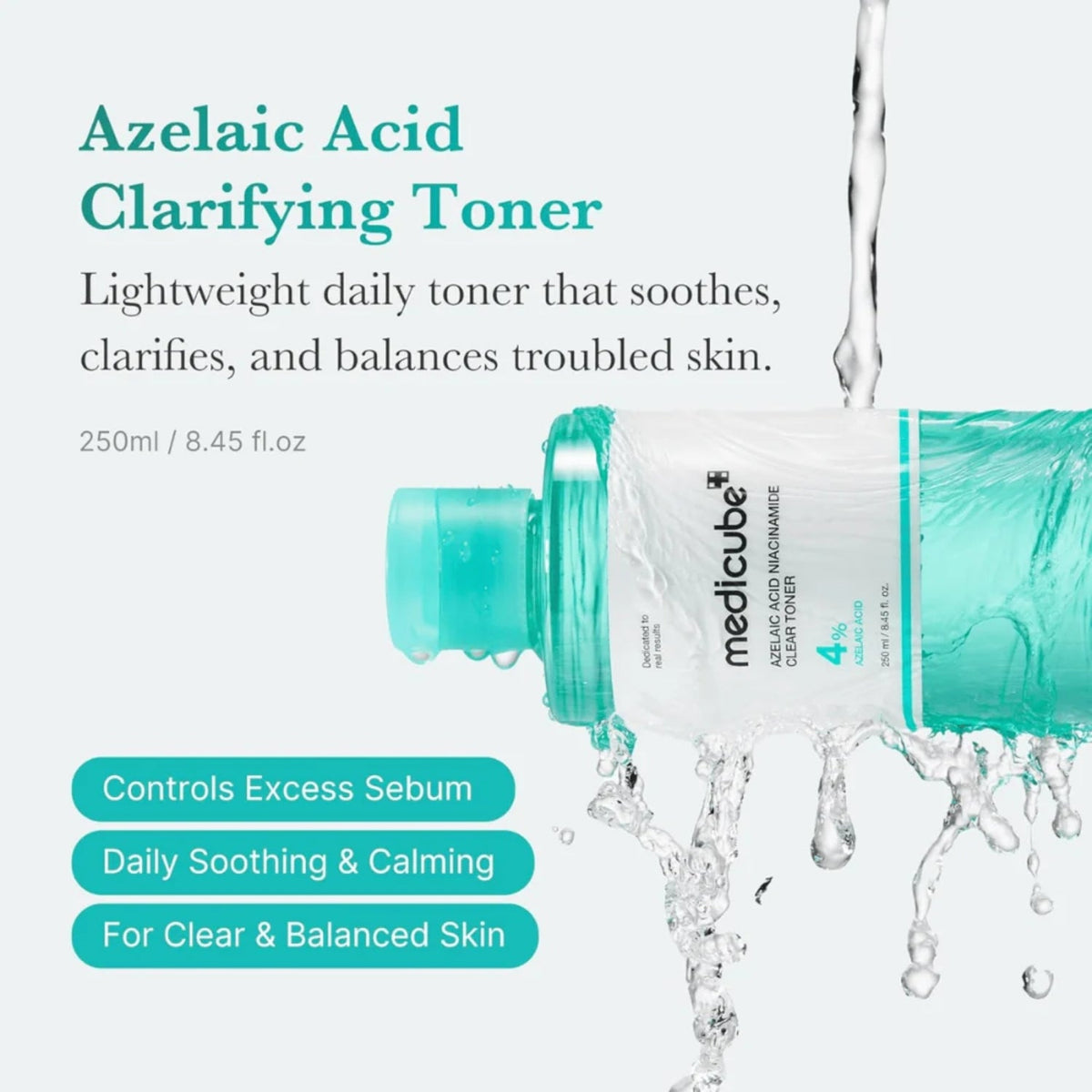 MedicubeMedicube Azelaic Acid Niacinamide Clear Toner 250mlSkinShop