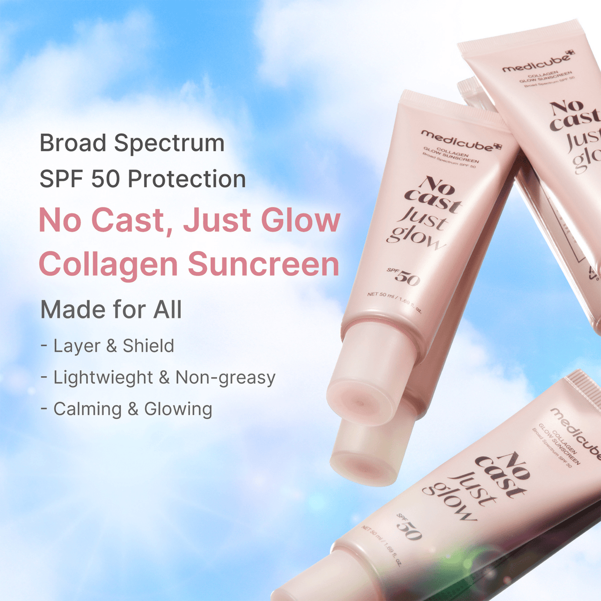 MedicubeMedicube Collagen Glow Sunscreen 50mlSkinShop