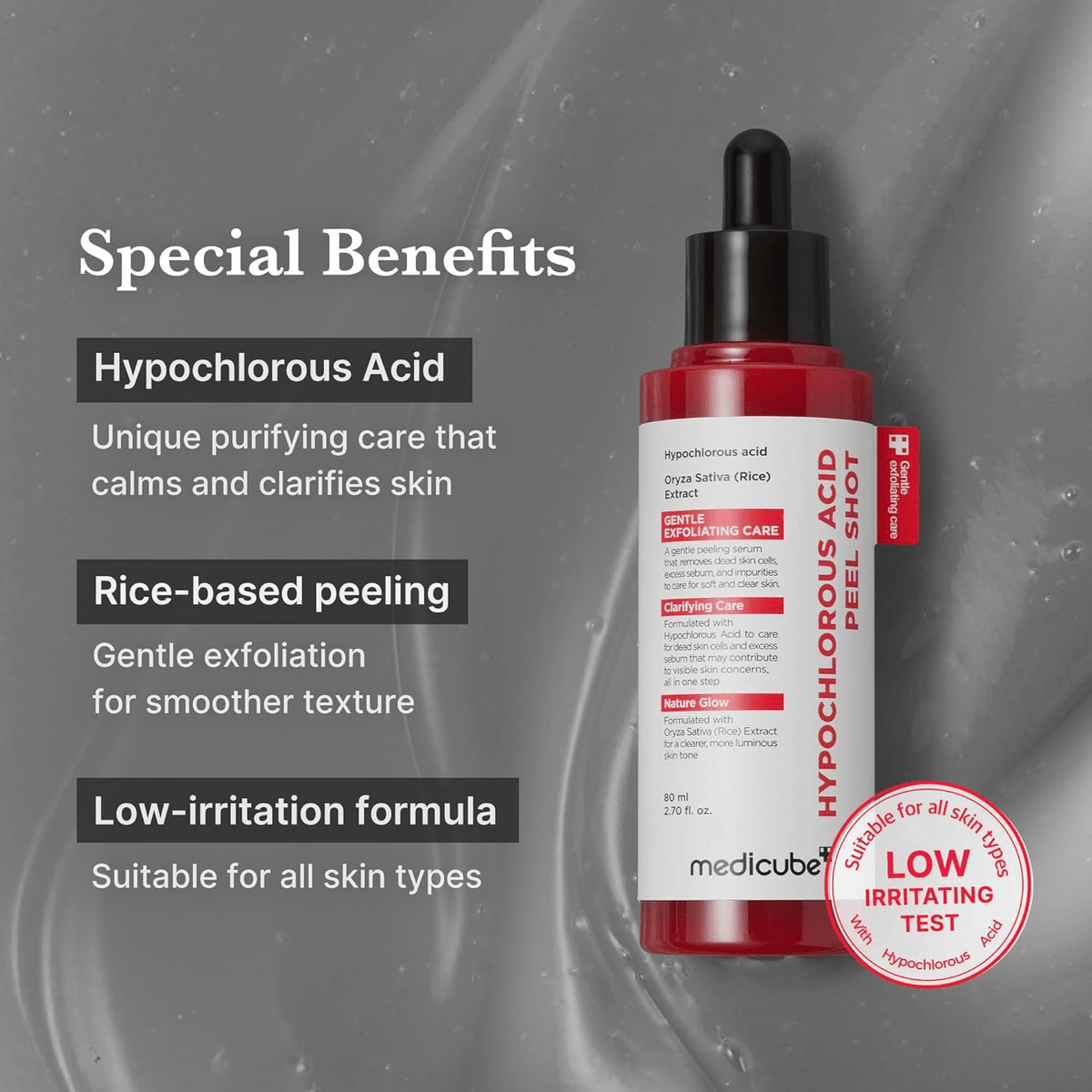Medicube Hypochlorous Acid Peel Shot 80ml SkinShop