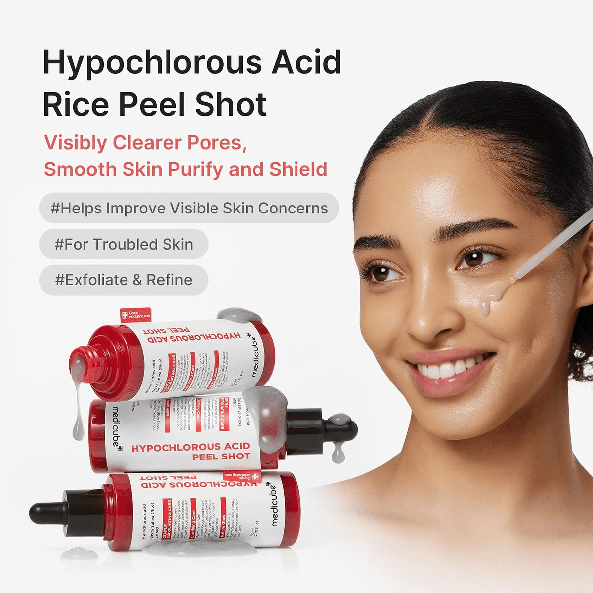 Medicube Hypochlorous Acid Peel Shot 80ml SkinShop