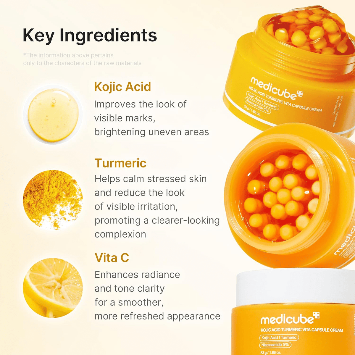 Medicube Kojic Acid Turmeric Vita Capsule Cream 53g SkinShop